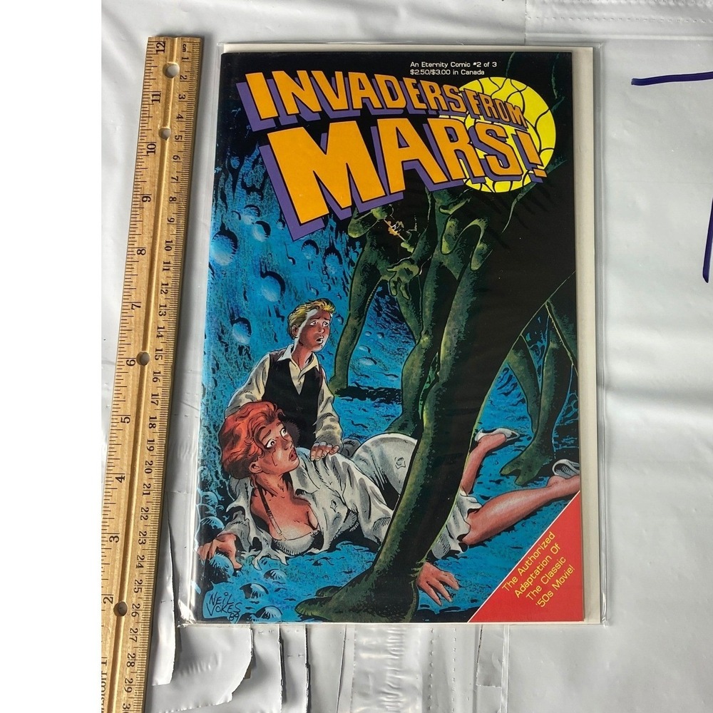 Invaders From Mars #2 Eternity Comics 3-Issue Series Sci-Fi